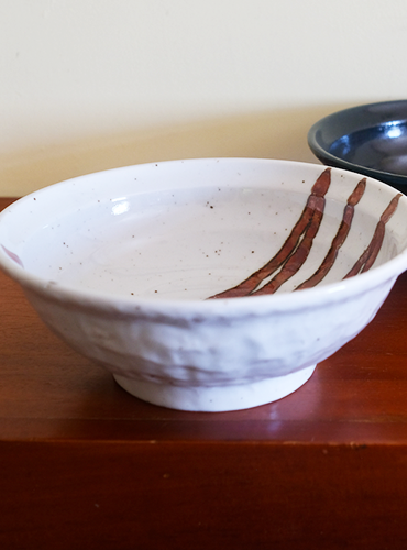 Japanese Ramen Bowl | Tetsuaka Nagashi White