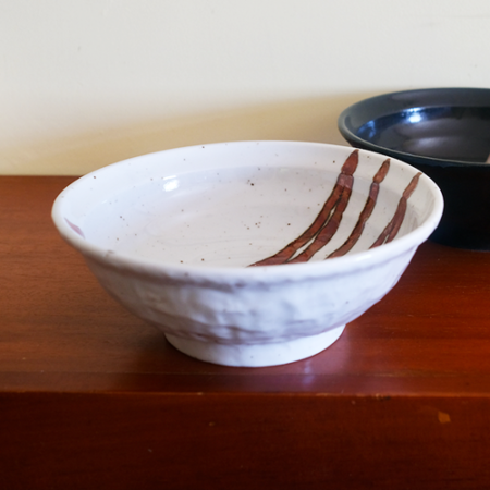 Japanese Ramen Bowl | Tetsuaka Nagashi White