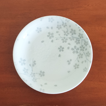 Sakura Plate White