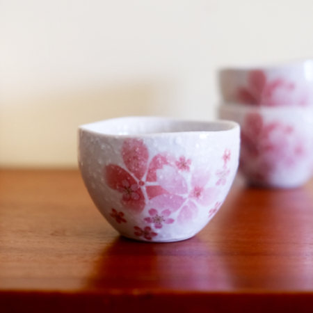 Japanese Sakura Sencha Cup