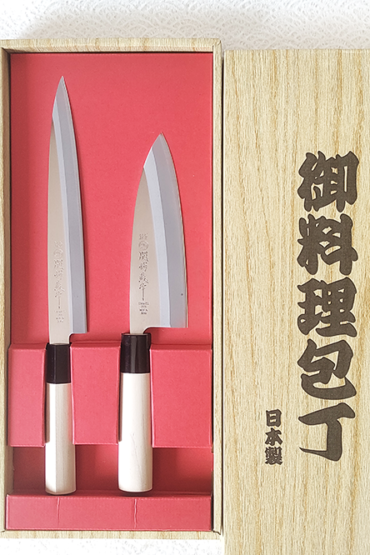 Japanese Kitchen Knife gift set YAXELL | Sashimi & Deba
