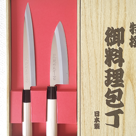 Japanese Kitchen Knife gift set YAXELL | Sashimi & Deba