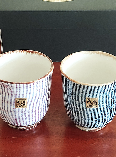 Japanese Yunomi Tea cups Pair | Magari Jyuso