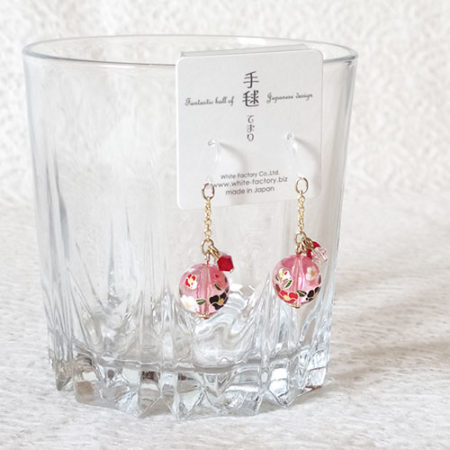 temari-earrings-pink