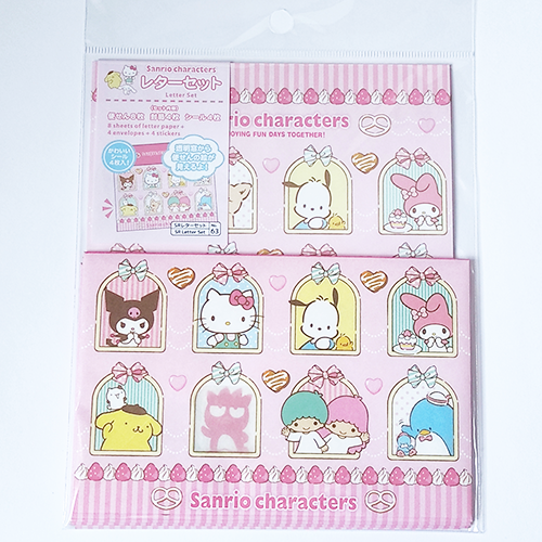 Sanrio Characters Letter Set | Pink j-okini malta
