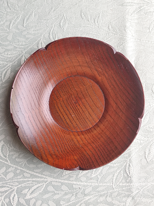 Handmade Wooden Saucer Chataku j-okini malta