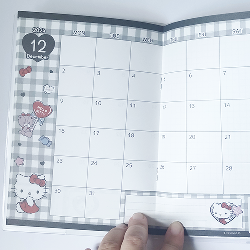 2024 Hello Kitty Schedule book B6 j-okini malta