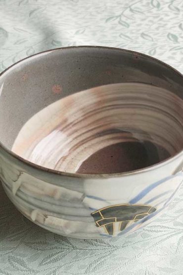 Vintage Kiyomizu ware Handmade Matcha bowl Kouun j-okini malta