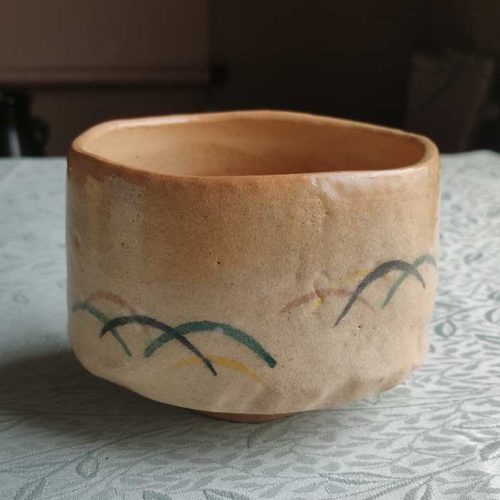 Vintage Handmade Matcha bowl Terashima