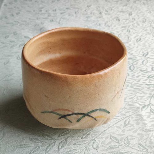 Vintage Handmade Matcha bowl Terashima