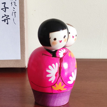 Japanese crafts Kokeshi doll Komori j-okini Malta