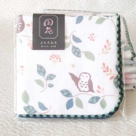 Kyoto Mini Gauze Towel | Owl