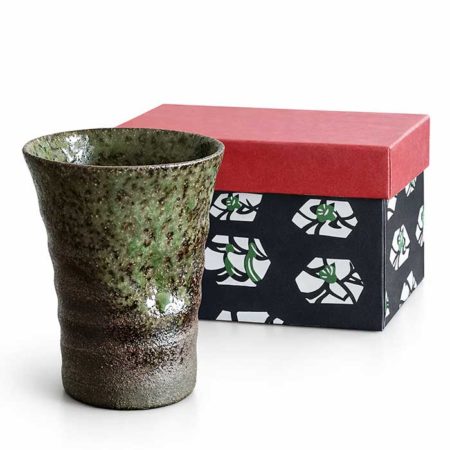 Kiyomizu ware Handmade Beer Cup Ekubo
