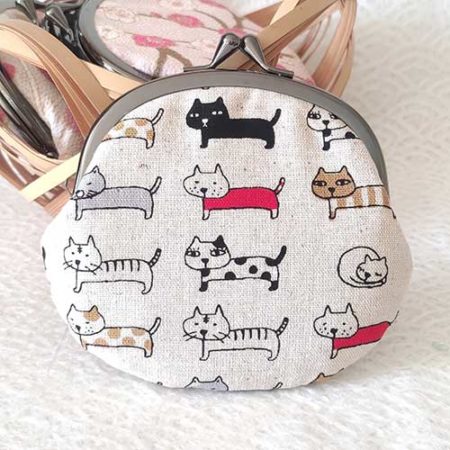 Gamaguchi Wallet Cat