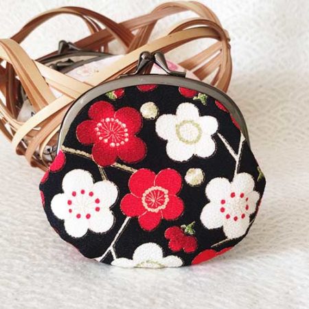 Gamaguchi Wallet Ume Black