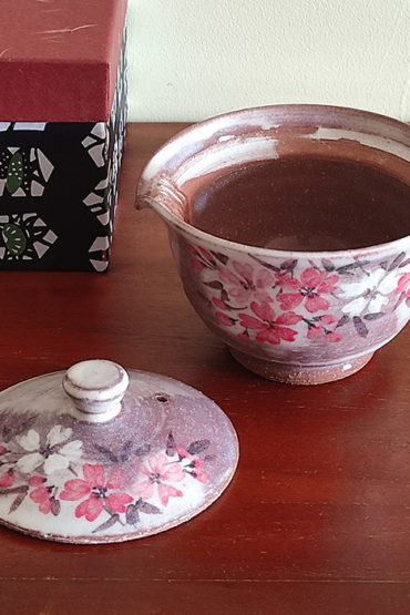 Handmade Hohin Teapot Akebono Sakura j-okini malta