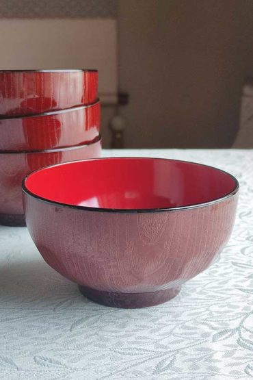Japanese Lacquerware Soup Bowl | Kikko