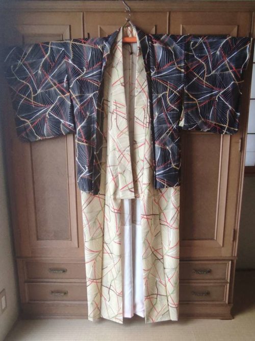 Vintage Kimono & Haori Set