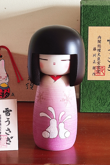 Kokeshi doll Yuki Usagi | Purple