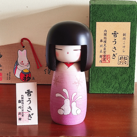 Kokeshi doll Yuki Usagi | Purple
