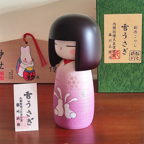 Kokeshi doll Yuki Usagi j-okini malta