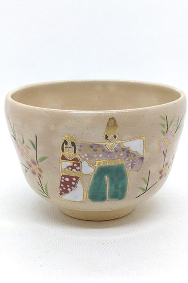Kiyomizu-ware Handmade Matcha bowl | Hina