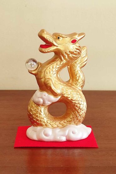 Japanese Zodiac Dragon Ornament | Rising Dragon