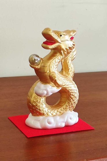 Japanese Zodiac Dragon Ornament | Rising Dragon