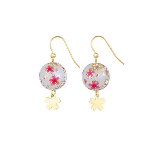 Sakuradama Earrings and Hair Pin | Transparent - j-okini - Products ...