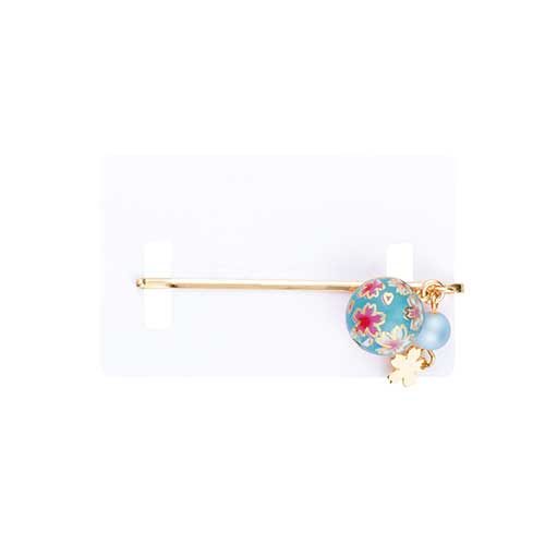 Sakuradama Earrings and Hair Pin | Blue