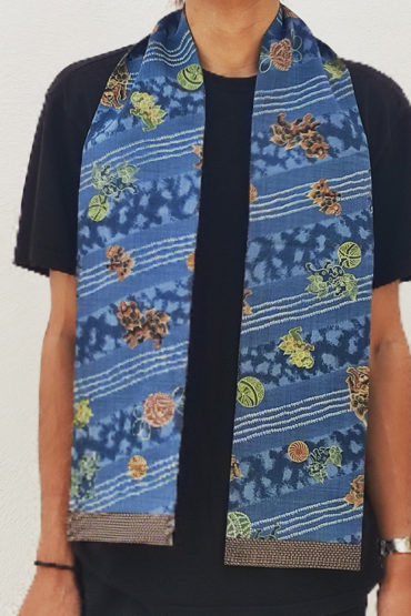 Handamde Kimono Scarf Wool | Komainu