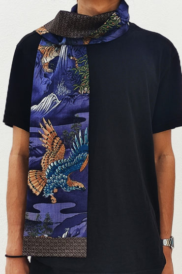 Handamde Kimono Scarf Wool | Tora & Taka