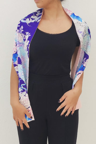 Handmade Kimono Silk Scarf | Botan