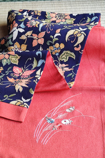 Japanese silk scarf j-okini Malta Kimono Japan
