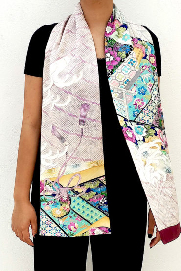 Handmade Kimono Silk Scarf