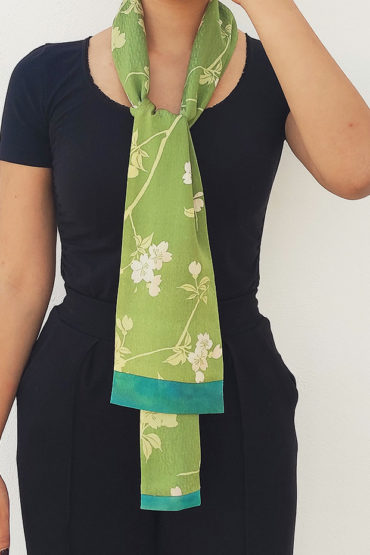 Handmade Kimono Silk Scarf | Sakura j-okini malta