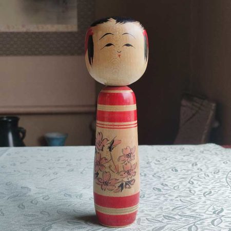 Vintage Traditional Kokeshi doll Sakura 17cm