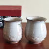 Handmade Yunomi Tea Cups Pair Icchin Sakura