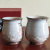 Handmade Yunomi Tea Cups Pair Icchin Sakura