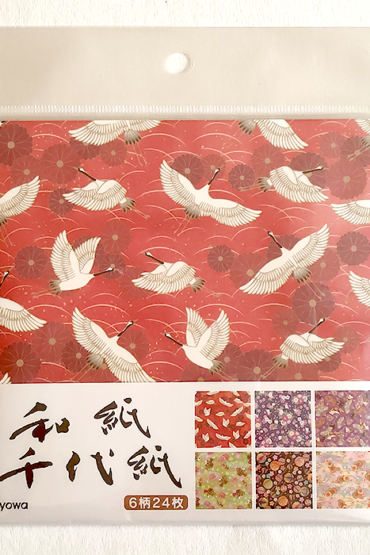 Washi Origami 24 papers 6 patterns
