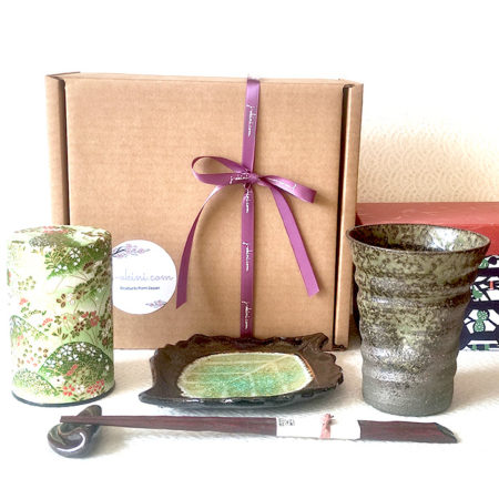 Sencha tea and Japanese Tableware Gift Box For Him