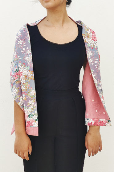 Handmade Kimono Silk Scarf | Mejiro