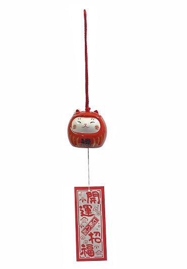 Neko Daruma Furin Wind Chime