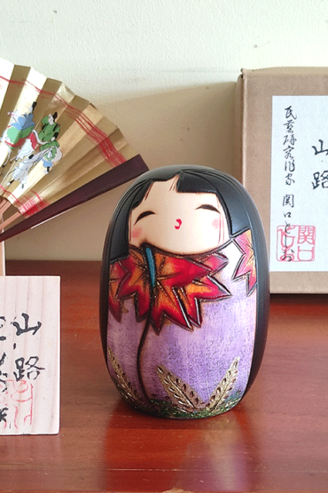 Japanese Kokeshi doll Yamaji Handmade dolls Wood Japan j-okini Malta