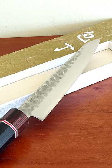 Japanese Kitchen Knife Petty | Hammered VG10 | Octagonal handle j-okini Malta
