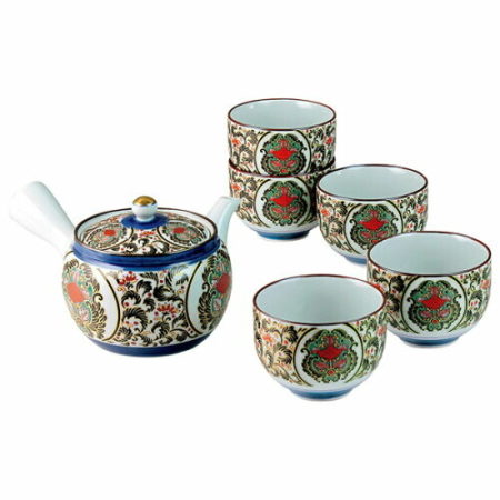 Arita ware Koimari-Style Japanese Teaset