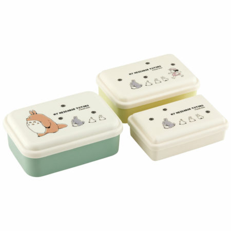 3P Stackable Totoro Bento boxes