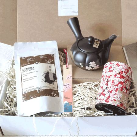 Loose tea lover gift box Sakura