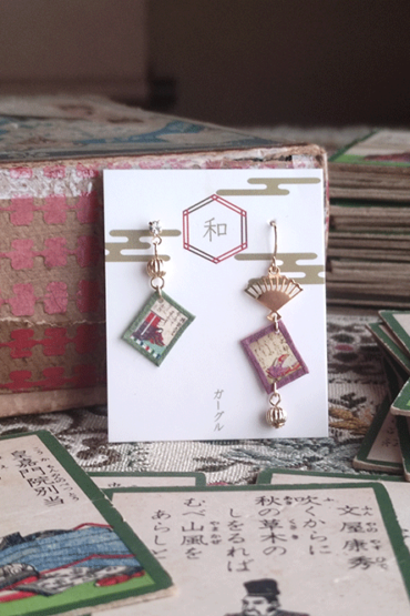 Handmade Earrings | Hyakunin-isshu