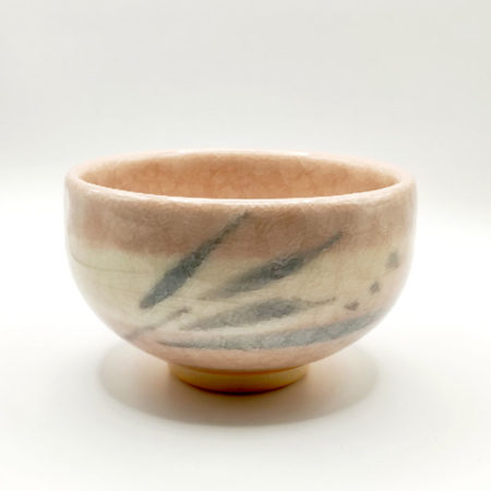 Kiyomizu-ware Tube Shaped Handmade Matcha bowl | Glass Glaze